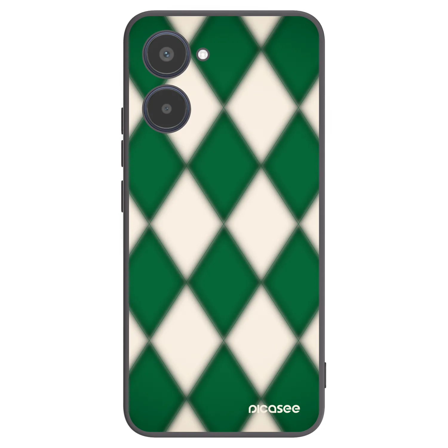 Picasee Realme 10 4G Hülle - Schwarzes Silikon - Emerald Diamond