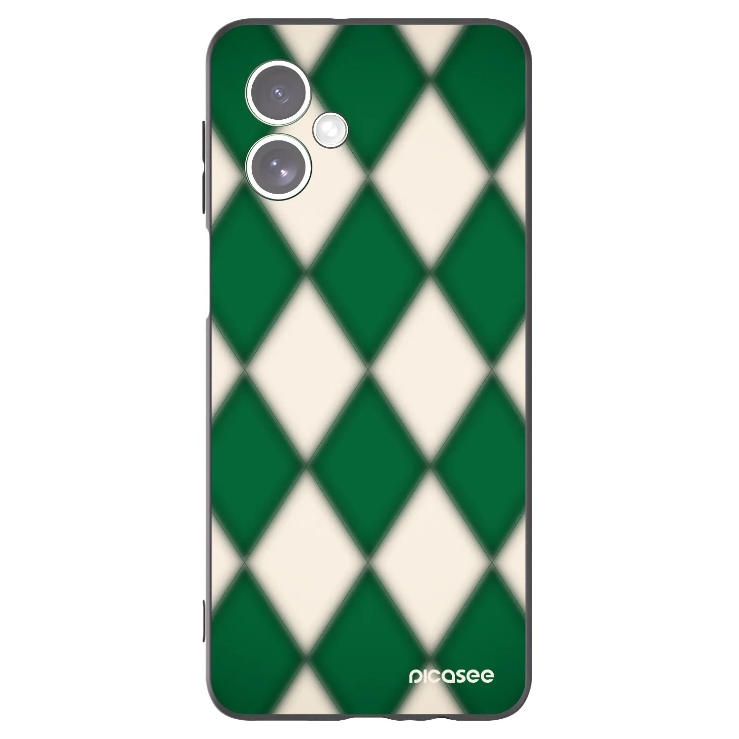 Picasee Motorola Moto G54 5G Hülle - Schwarzes Silikon - Emerald Diamond