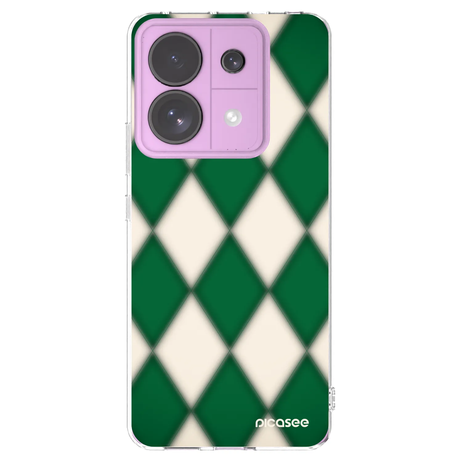 Picasee Xiaomi Redmi Note 13 Pro 5G Hülle - Transparentes Silikon - Emerald Diamond