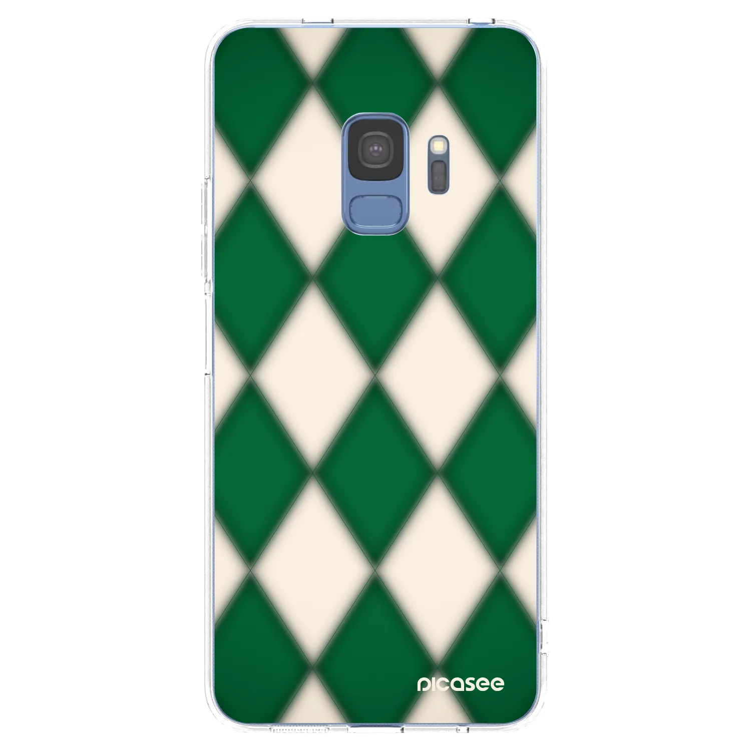 Picasee Samsung Galaxy S9 G960F Hülle - Transparentes Silikon - Emerald Diamond