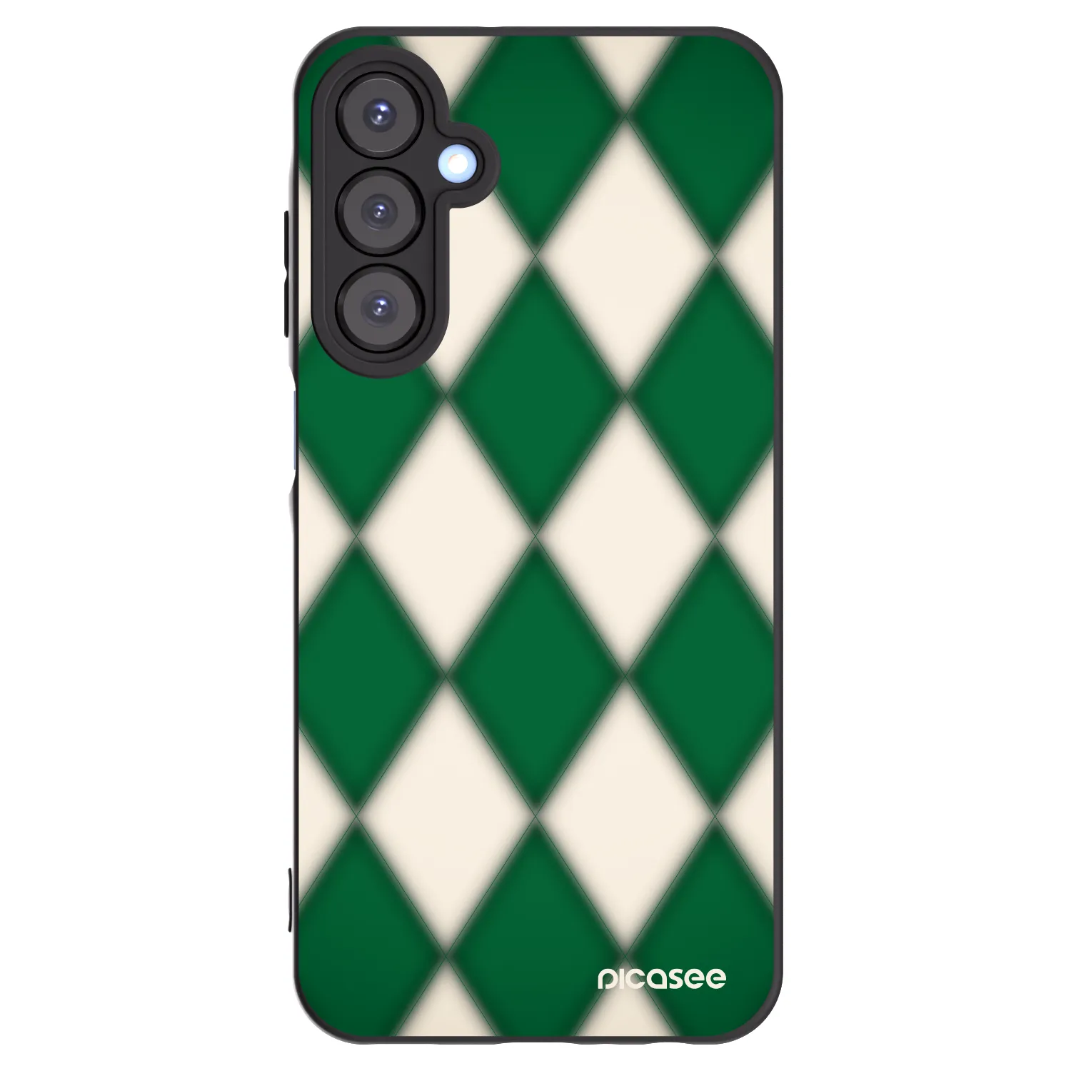 Picasee Samsung Galaxy A25 A256B 5G Hülle - Schwarzes Silikon - Emerald Diamond