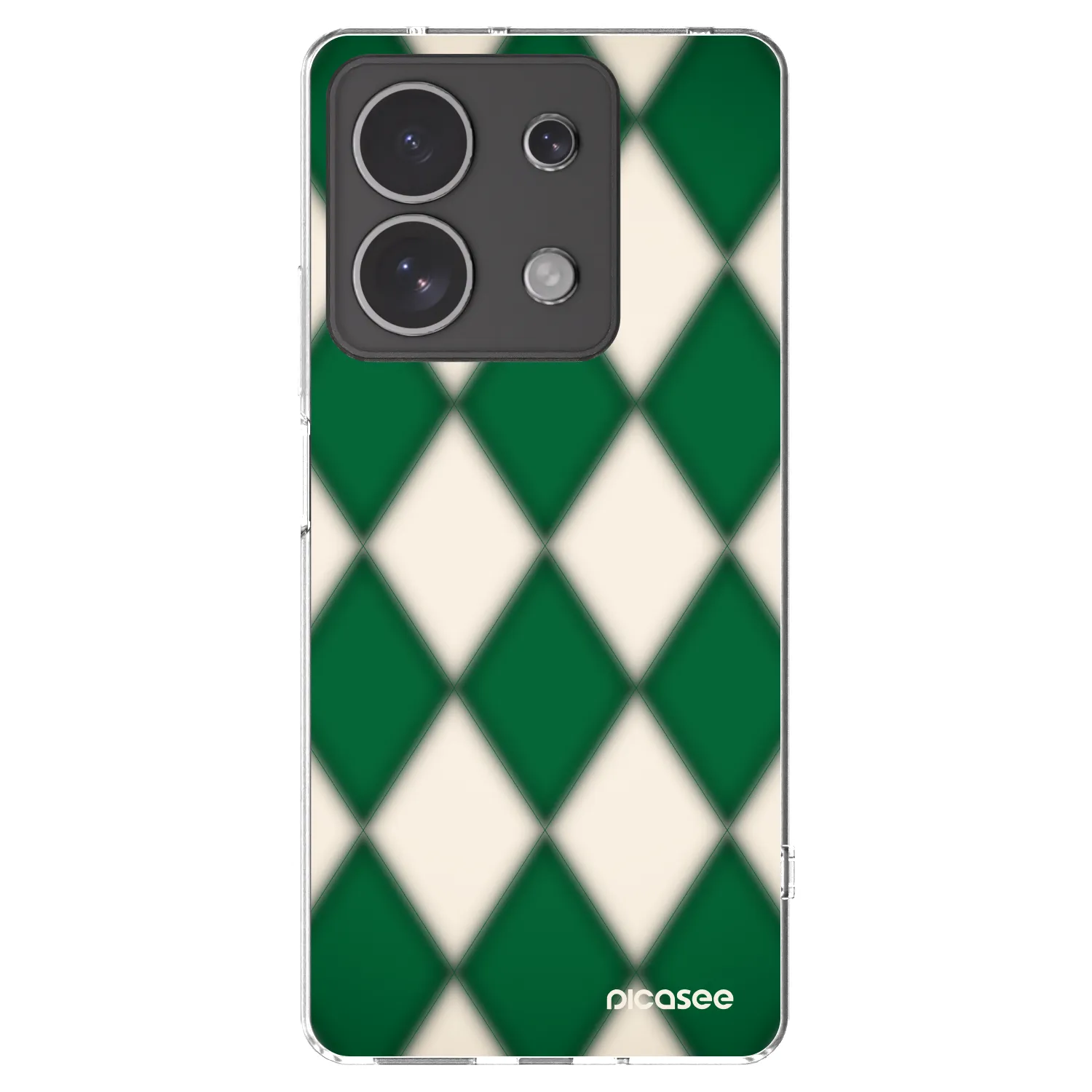Picasee Xiaomi Redmi Note 13 4G Hülle - Transparentes Silikon - Emerald Diamond