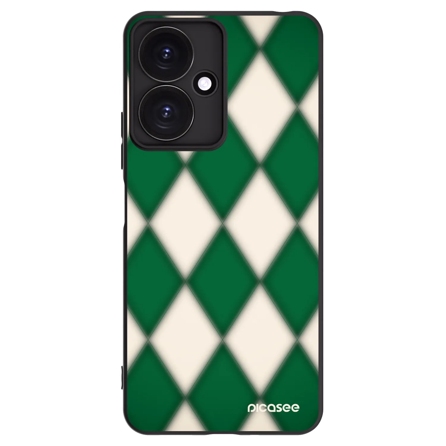 Picasee Xiaomi Redmi 13C 5G Hülle - Schwarzes Silikon - Emerald Diamond