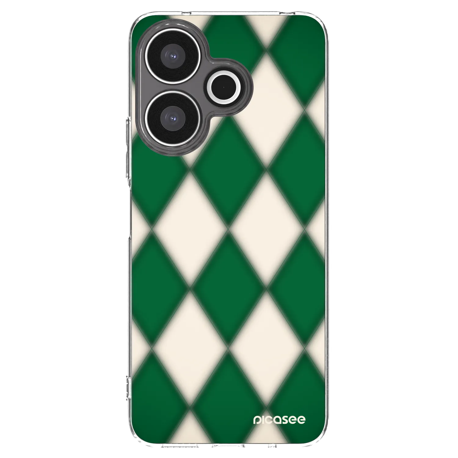 Picasee Xiaomi Redmi 13 4G Hülle - Transparentes Silikon - Emerald Diamond