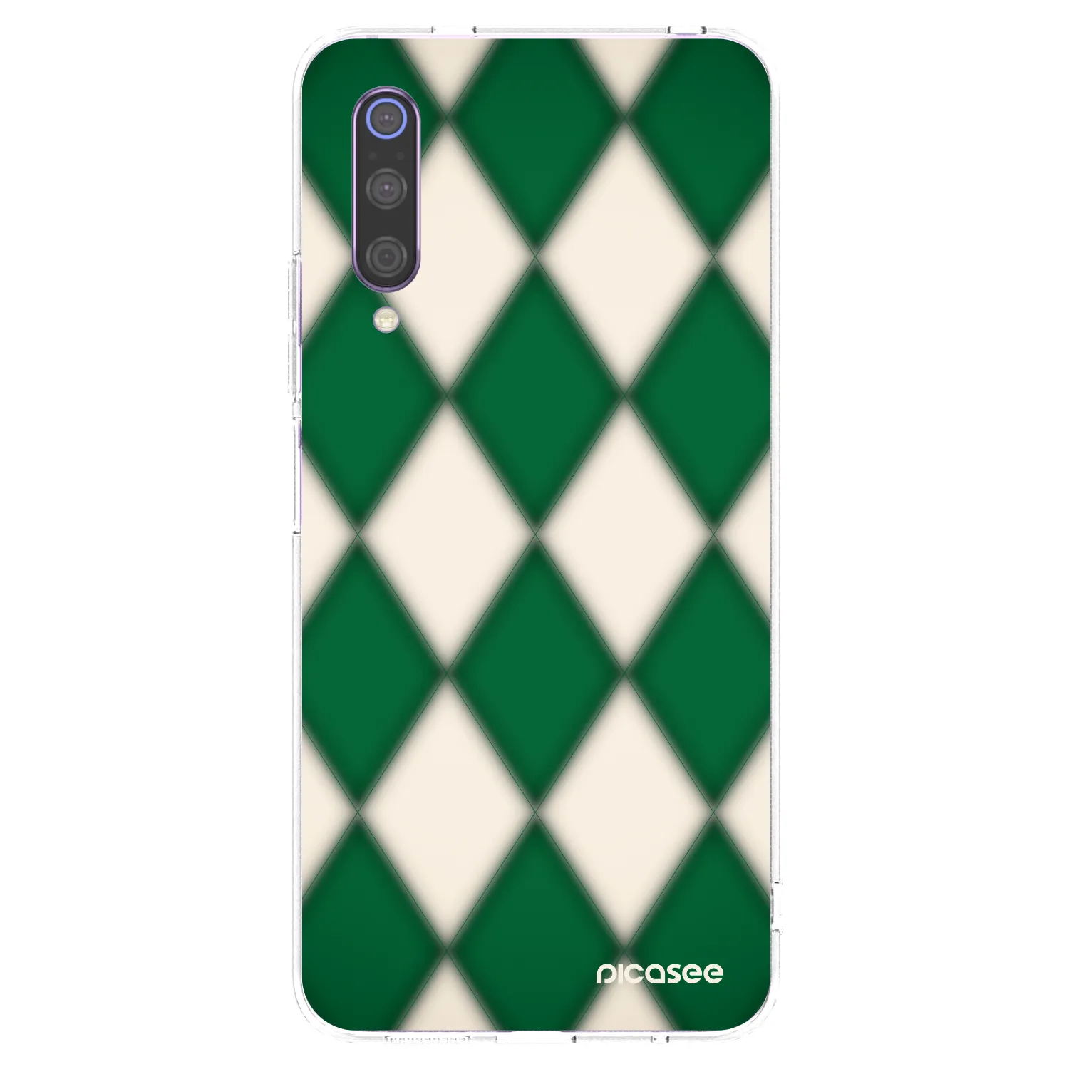 Picasee Xiaomi Mi 9 Hülle - Transparentes Silikon - Emerald Diamond