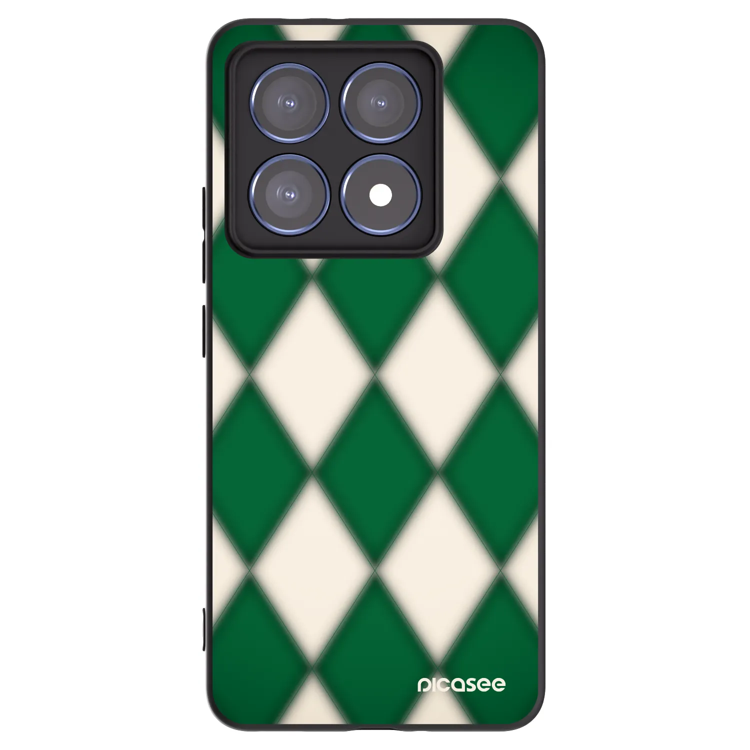 Picasee Xiaomi 14T Pro Hülle - Schwarzes Silikon - Emerald Diamond