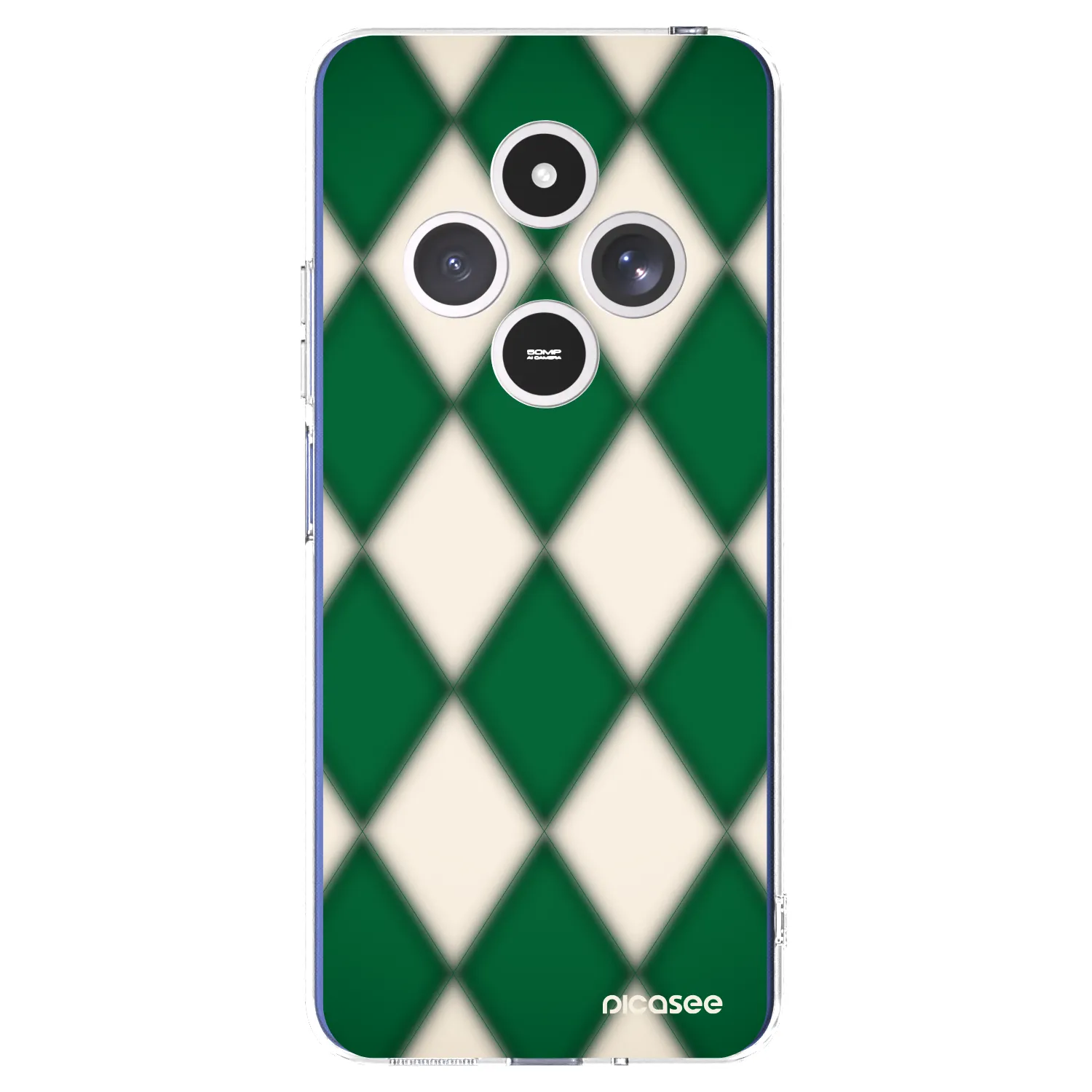 Picasee Xiaomi Redmi 14C Hülle - Transparentes Silikon - Emerald Diamond