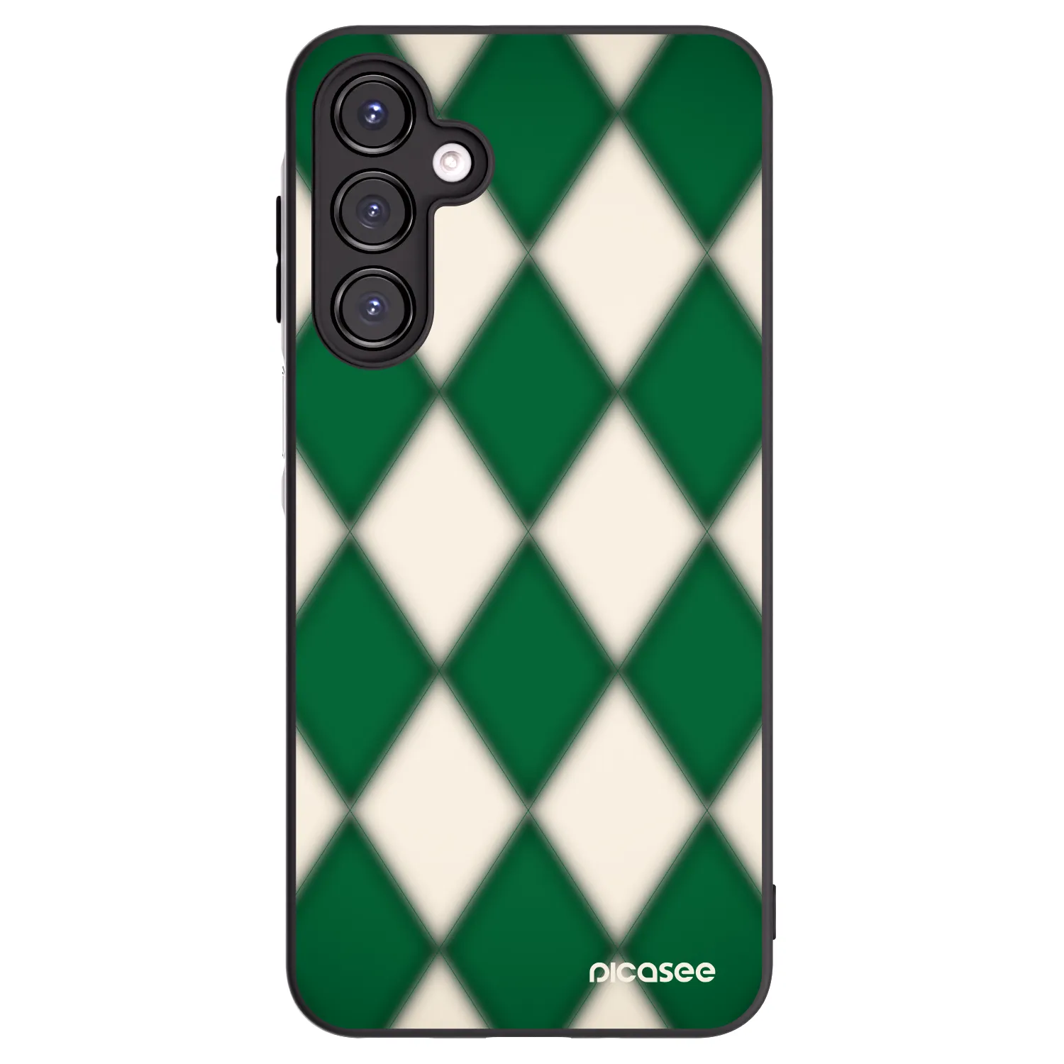 Picasee Samsung Galaxy A16 5G Hülle - Schwarzes Silikon - Emerald Diamond