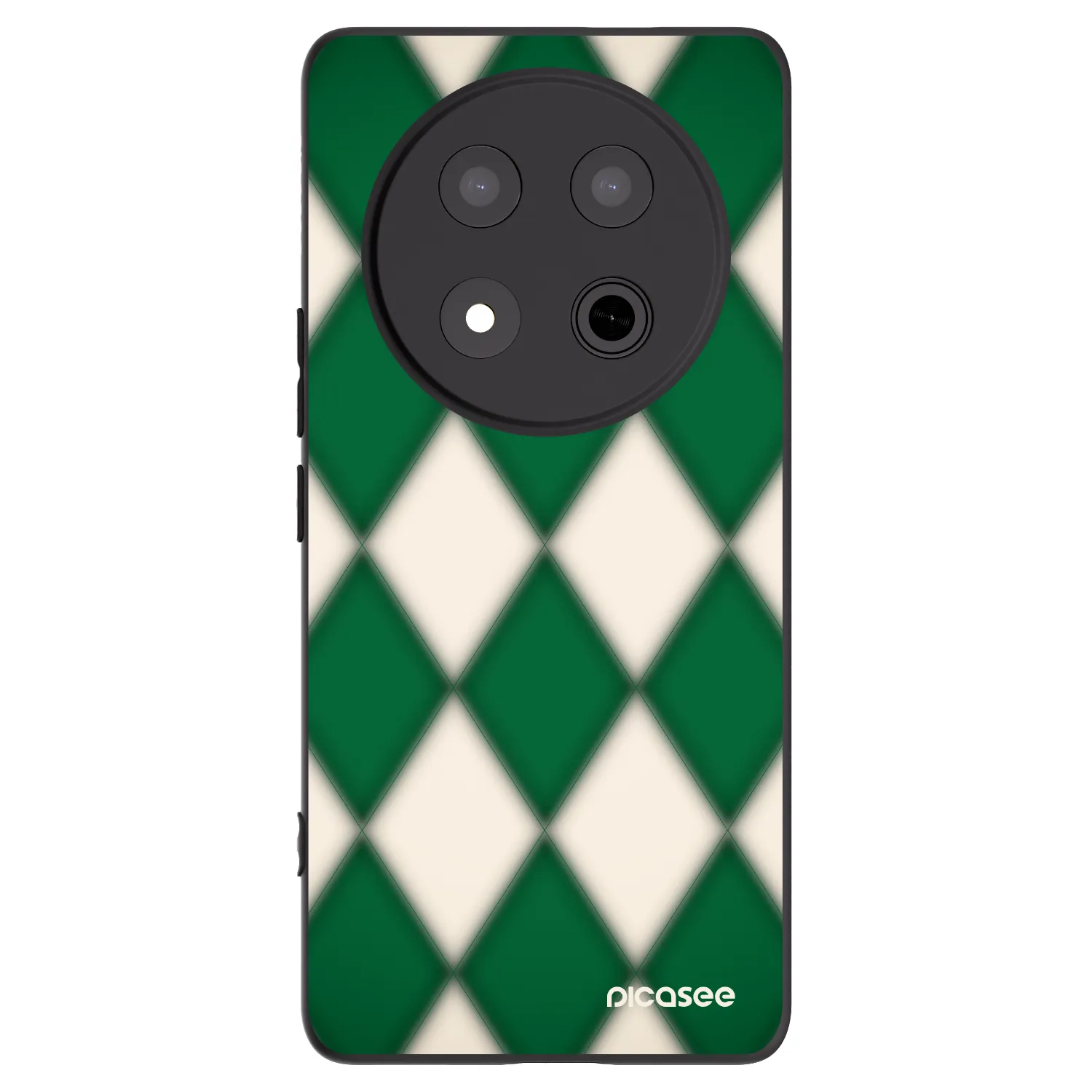 Picasee Honor Magic7 Lite 5G Hülle - Schwarzes Silikon - Emerald Diamond