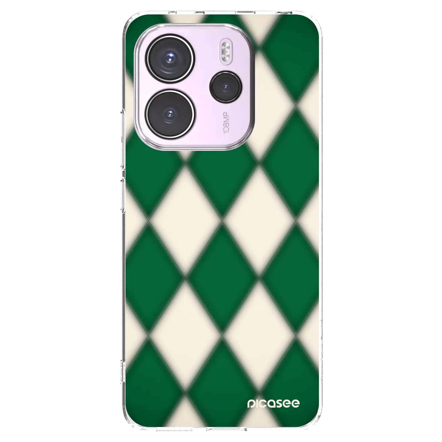Picasee Xiaomi Redmi Note 14 4G Hülle - Transparentes Silikon - Emerald Diamond