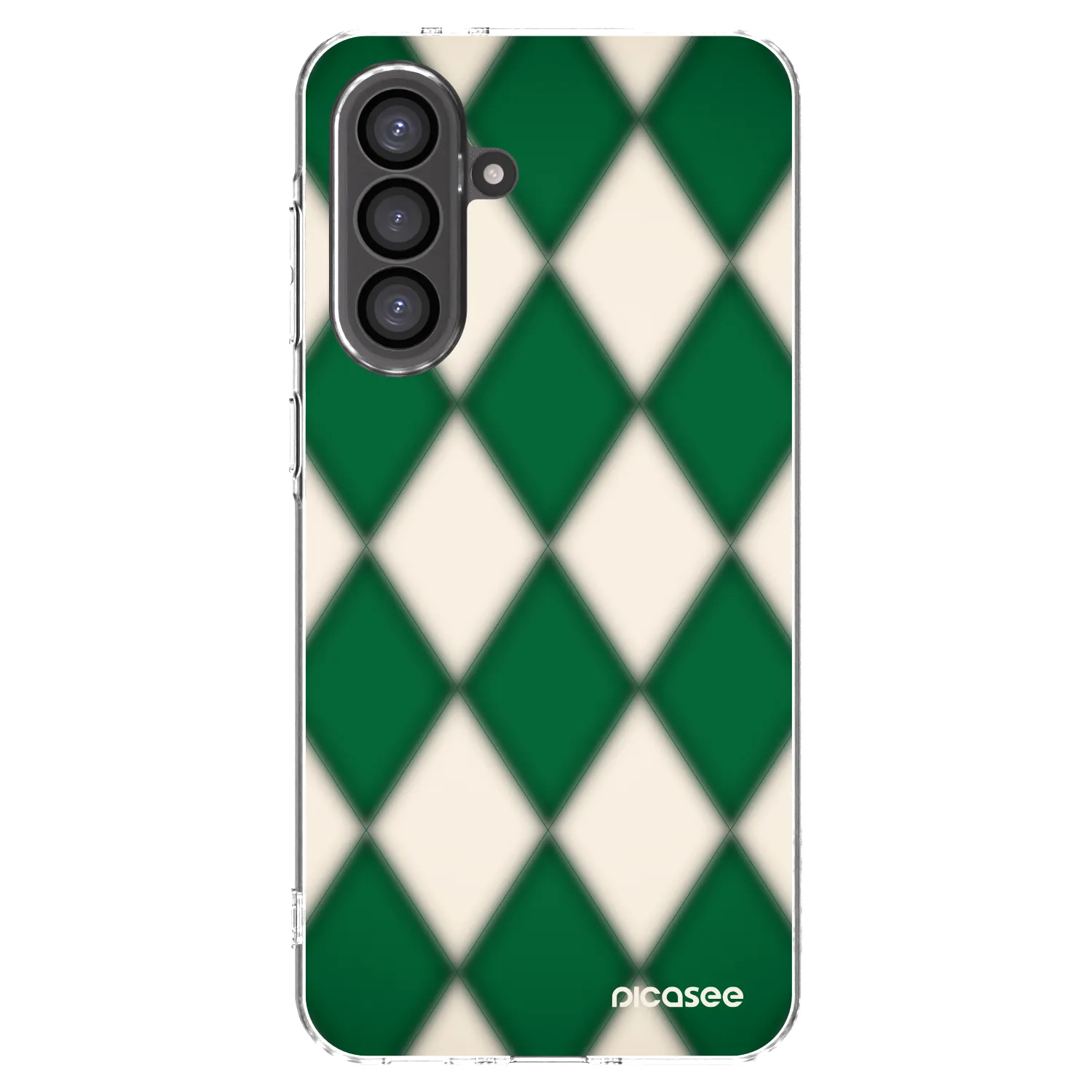 Picasee Samsung Galaxy A36 5G Hülle - Transparentes Silikon - Emerald Diamond