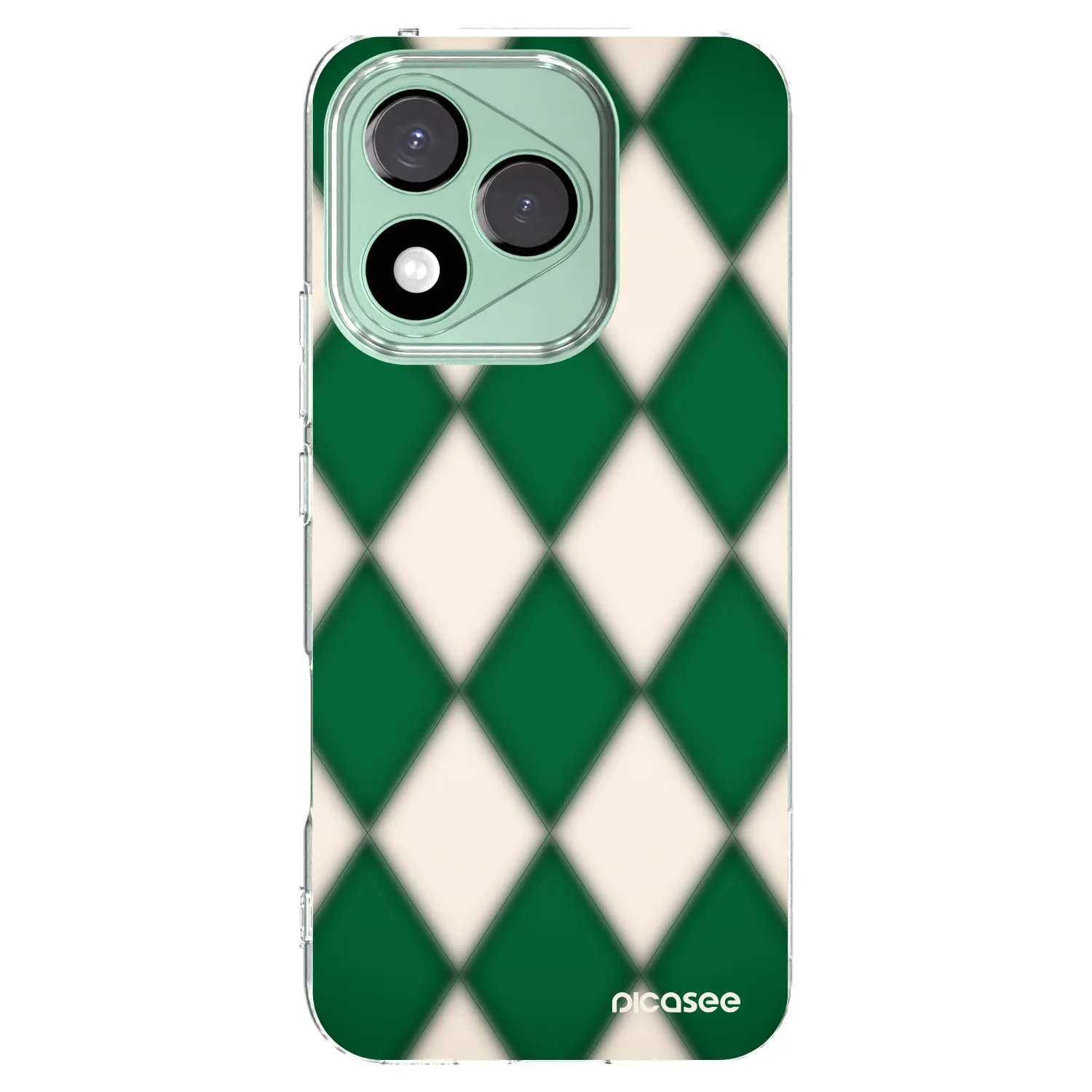 Picasee Honor 400 Lite 5G Hülle - Transparentes Silikon - Emerald Diamond