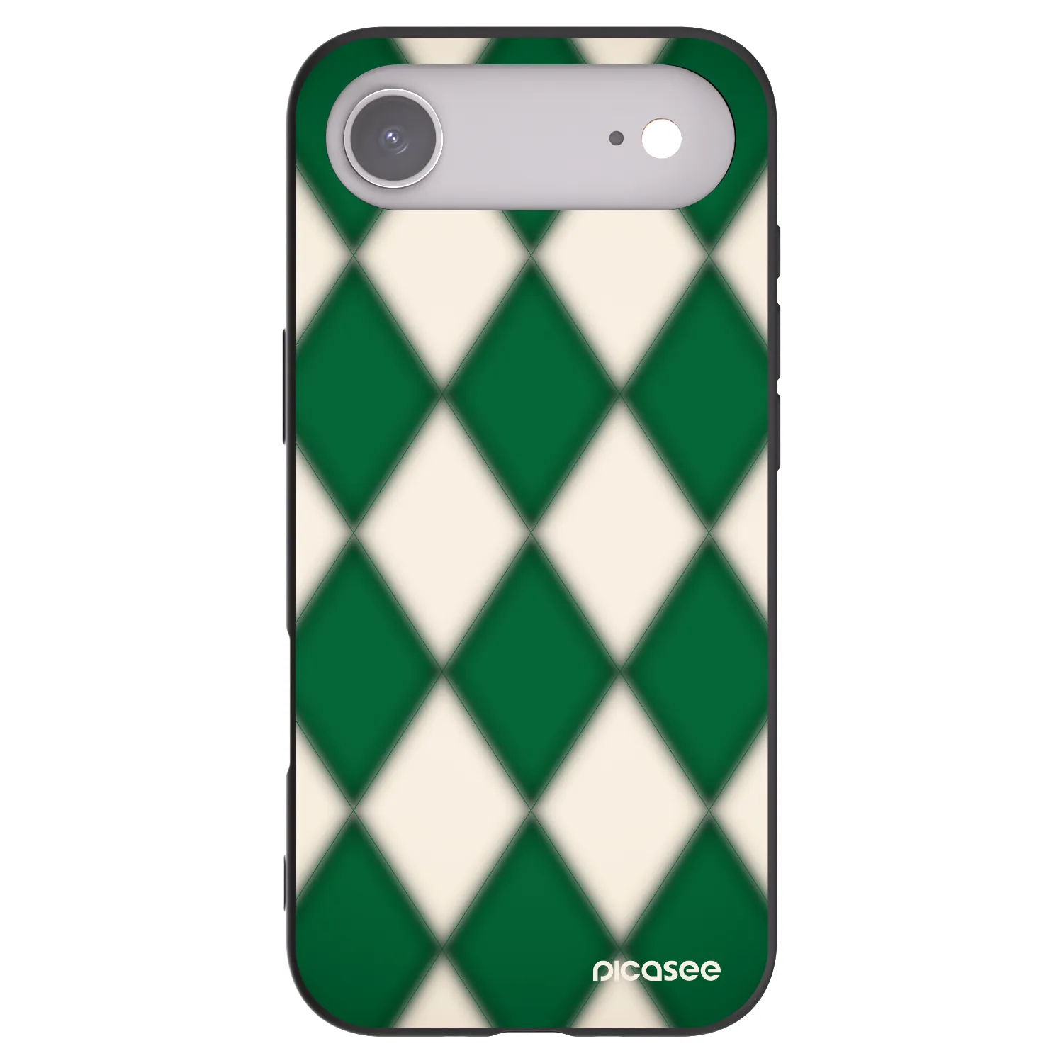 Picasee Apple iPhone Air Hülle - Schwarzes Silikon - Emerald Diamond