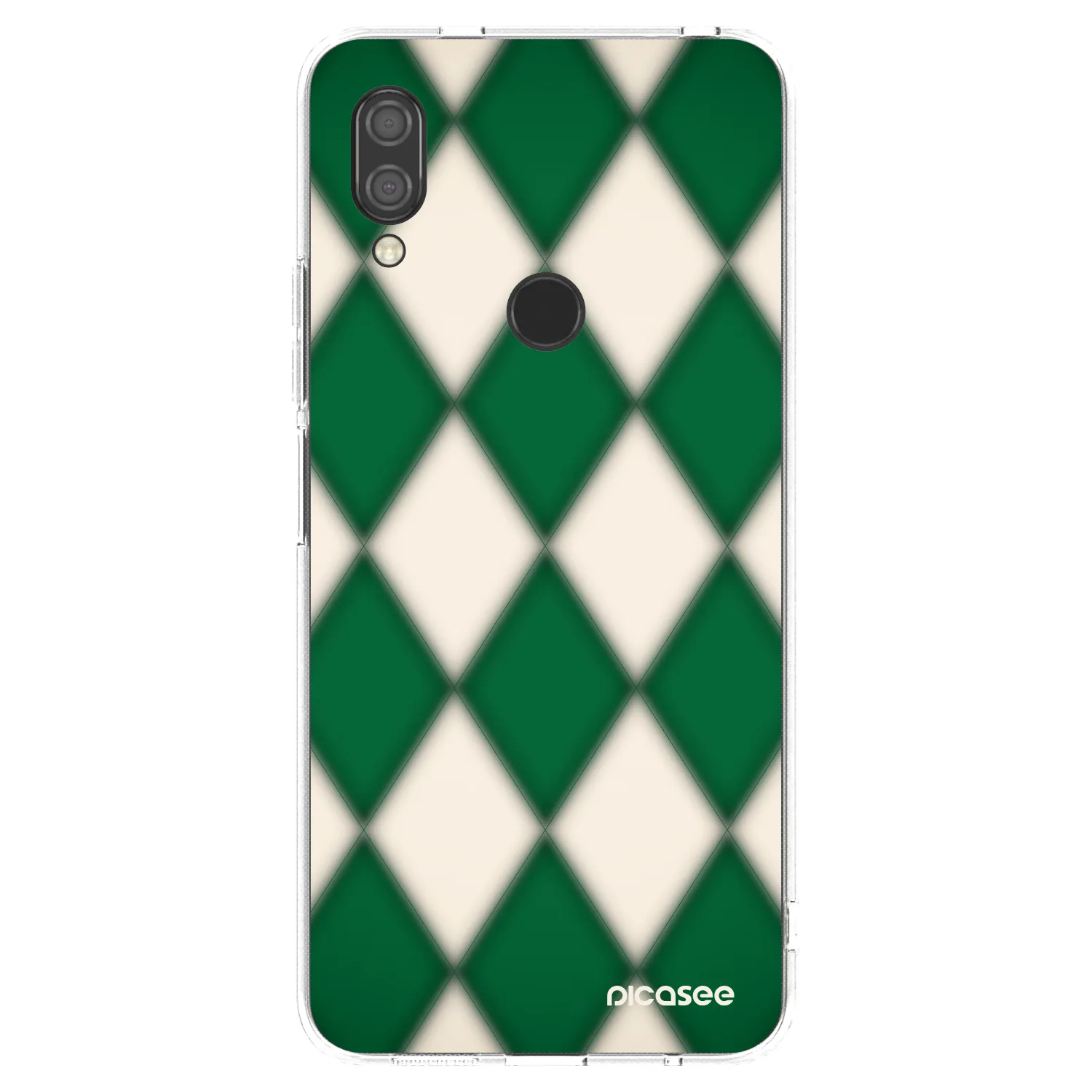 Picasee Xiaomi Redmi 7 Hülle - Transparentes Silikon - Emerald Diamond