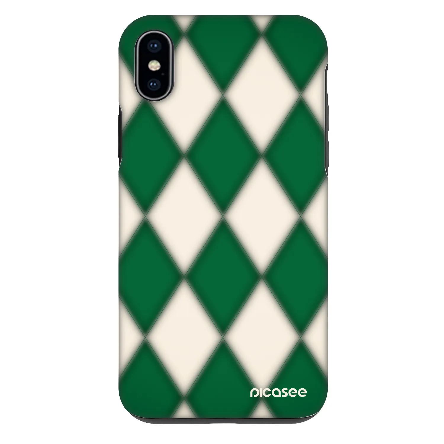 Picasee Fashion Case für Apple iPhone XS Max - Emerald Diamond