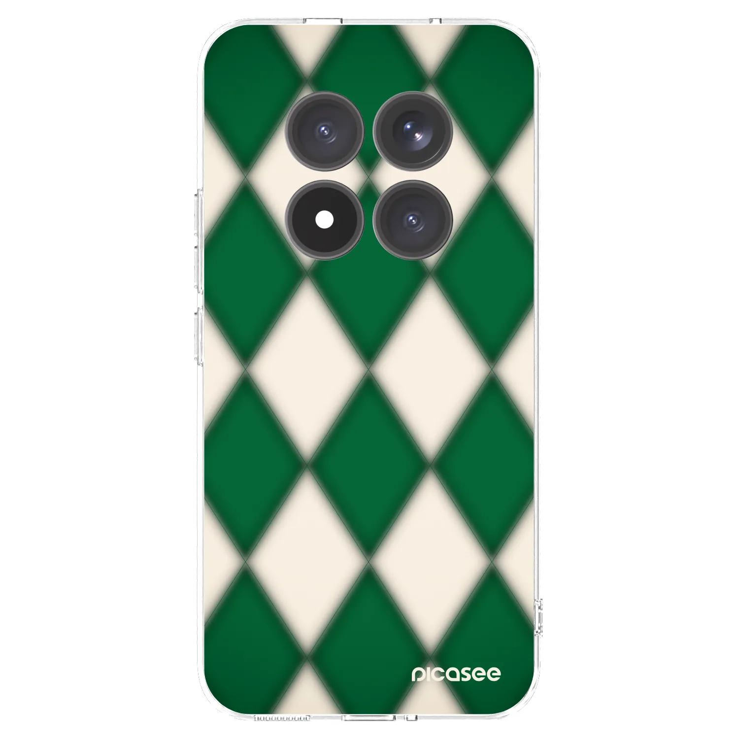 Picasee Xiaomi Redmi Note 15 Pro+ Hülle - Transparentes Silikon - Emerald Diamond