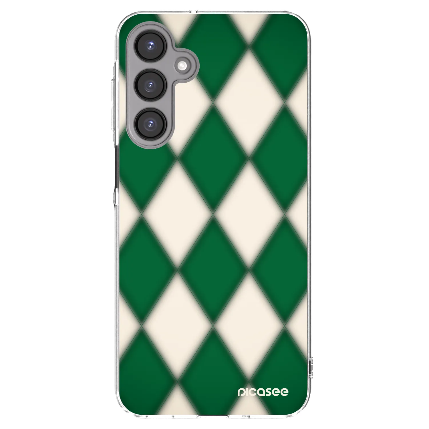 Picasee Samsung Galaxy A16 4G Hülle - Transparentes Silikon - Emerald Diamond