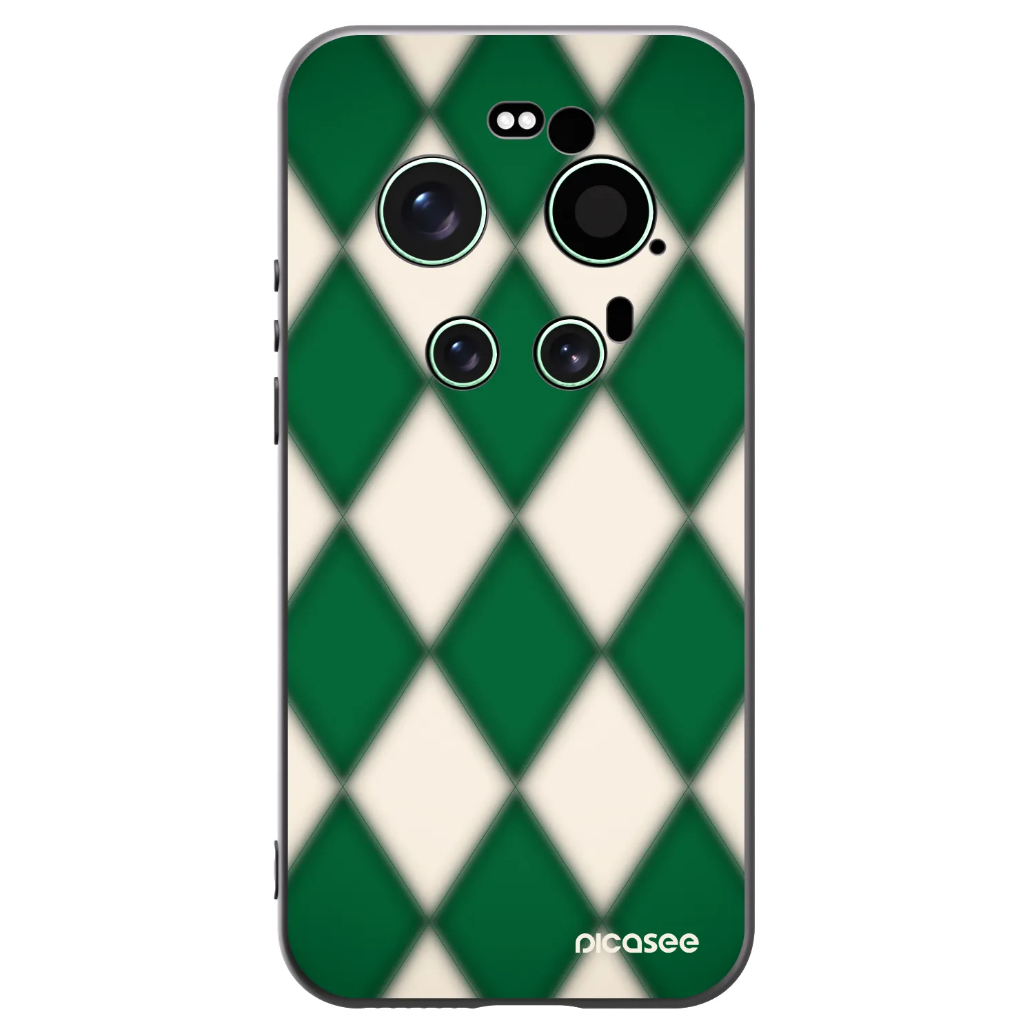Picasee Xiaomi 17 Ultra Hülle - Schwarzes Silikon - Emerald Diamond