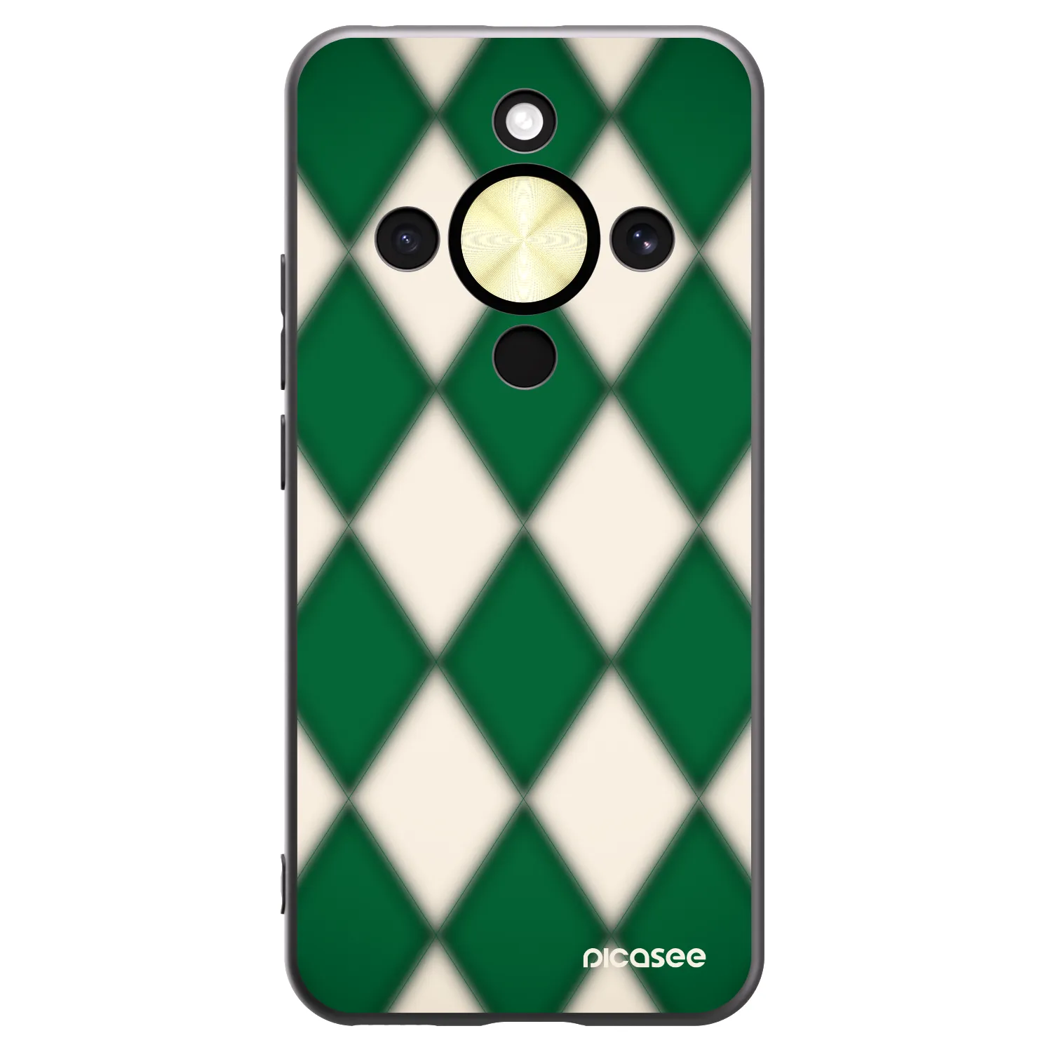 Picasee Honor Magic8 Lite 5G Hülle - Schwarzes Silikon - Emerald Diamond