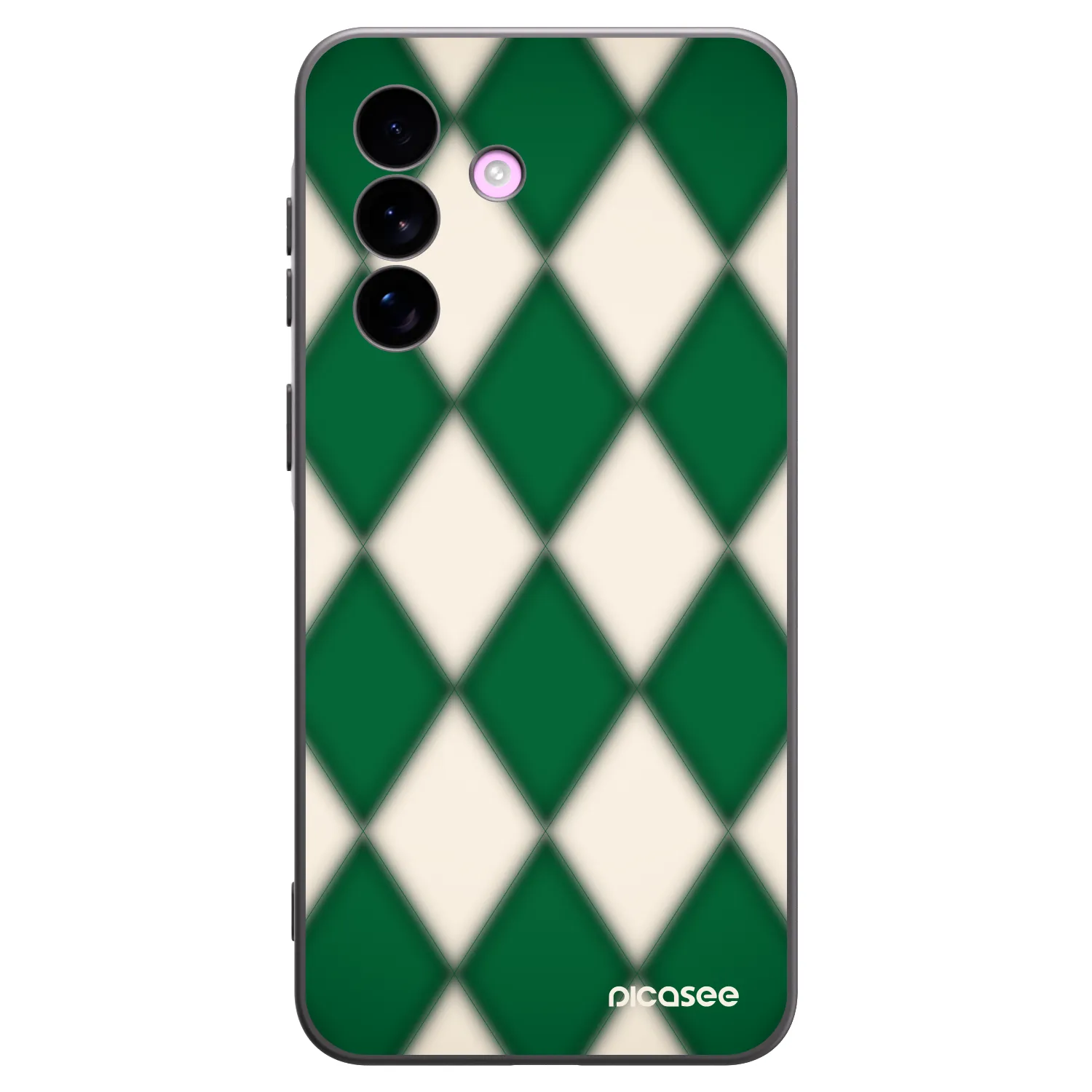 Picasee Samsung Galaxy A57 5G Hülle - Schwarzes Silikon - Emerald Diamond