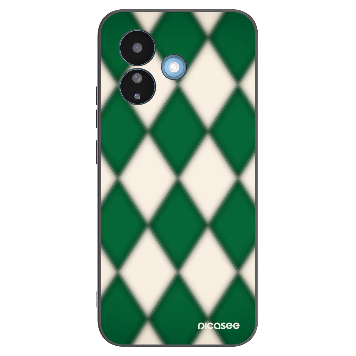 Picasee Xiaomi Redmi Note 17 Pro 5G Hülle - Schwarzes Silikon - Emerald Diamond