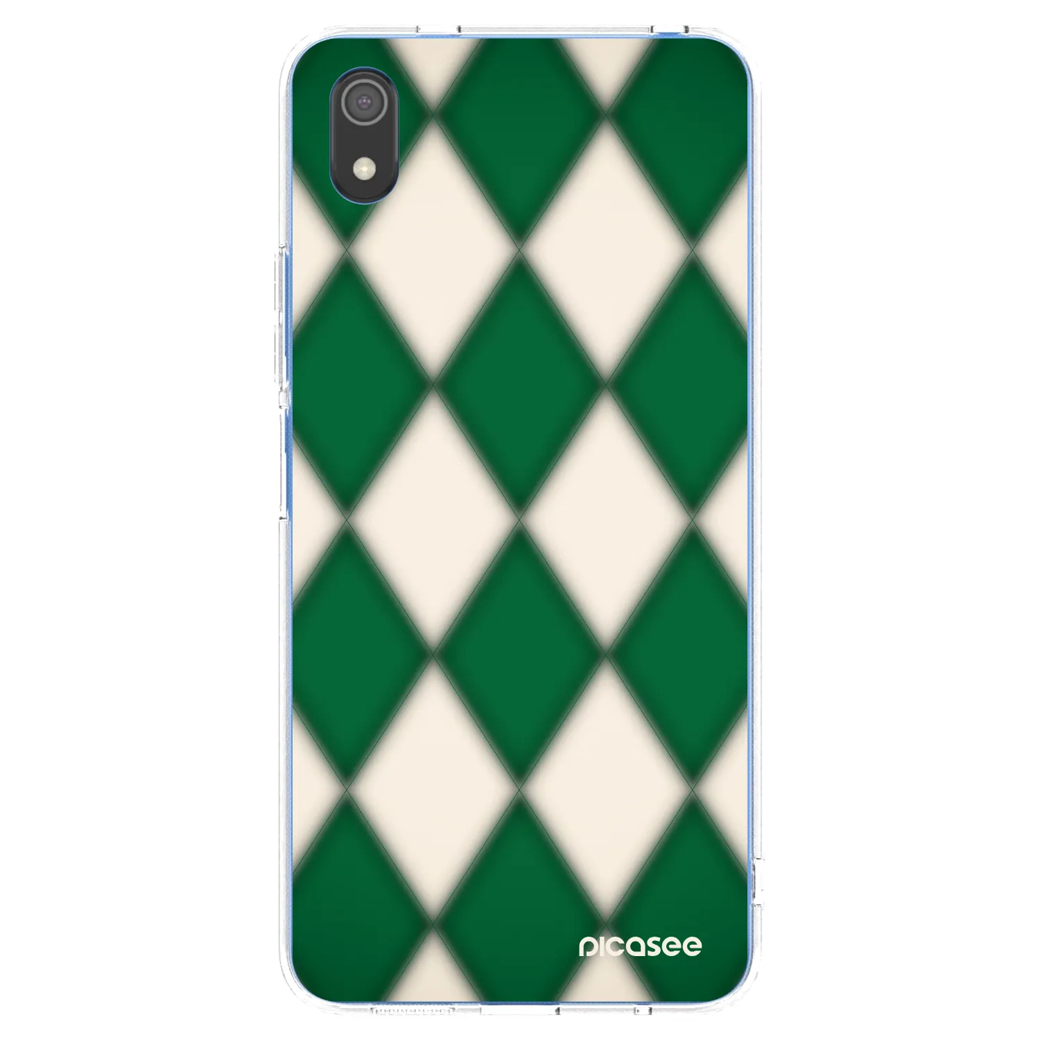 Picasee Xiaomi Redmi 7A Hülle - Transparentes Silikon - Emerald Diamond