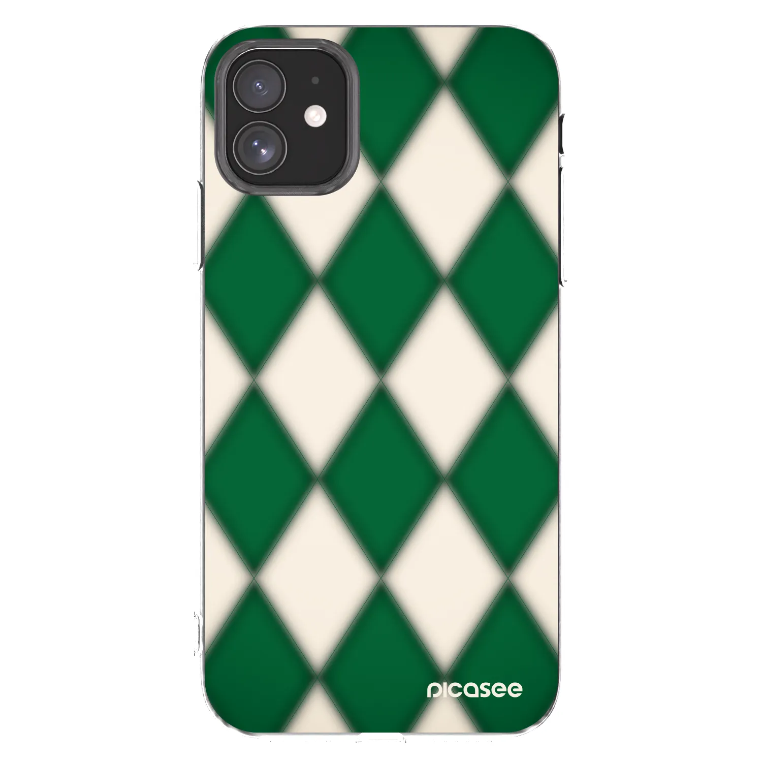 Picasee Apple iPhone 11 Hülle - Transparentes Silikon - Emerald Diamond