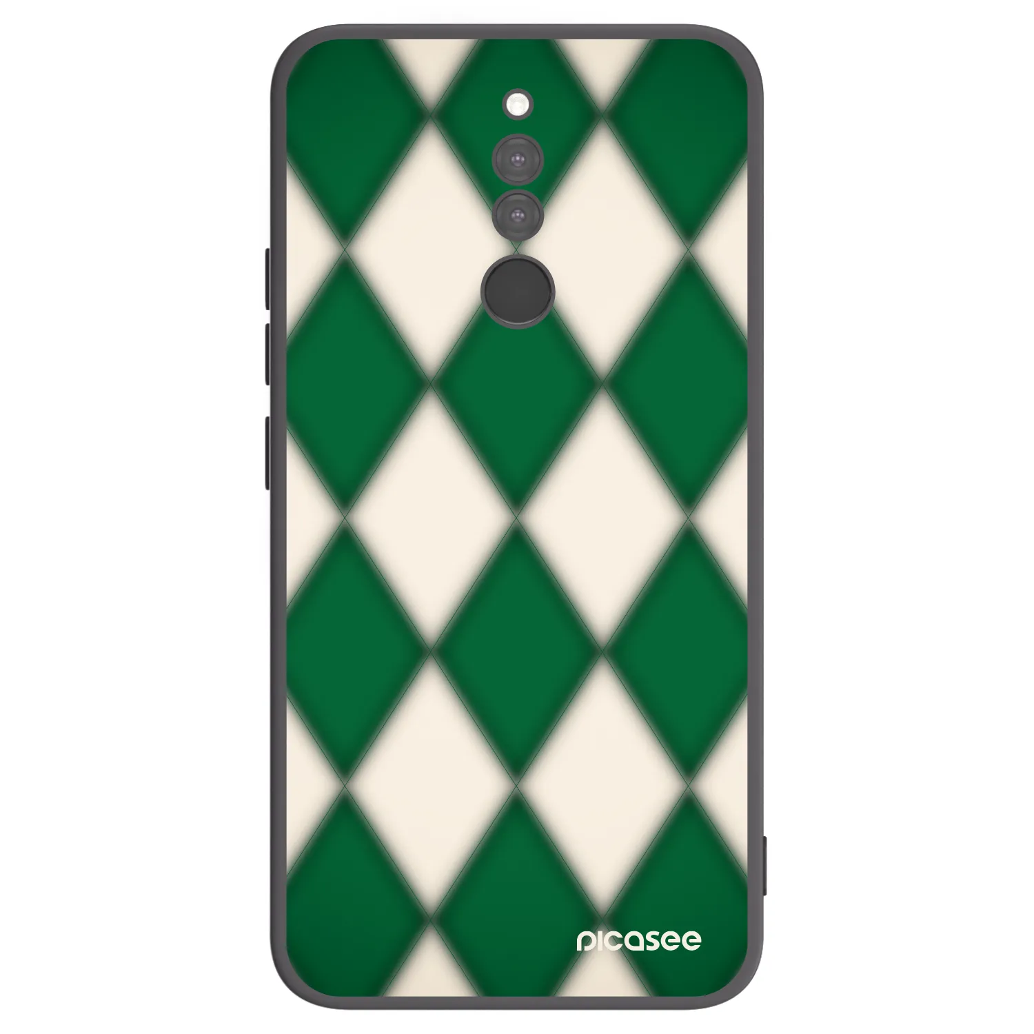 Picasee Xiaomi Redmi 8 Hülle - Schwarzes Silikon - Emerald Diamond