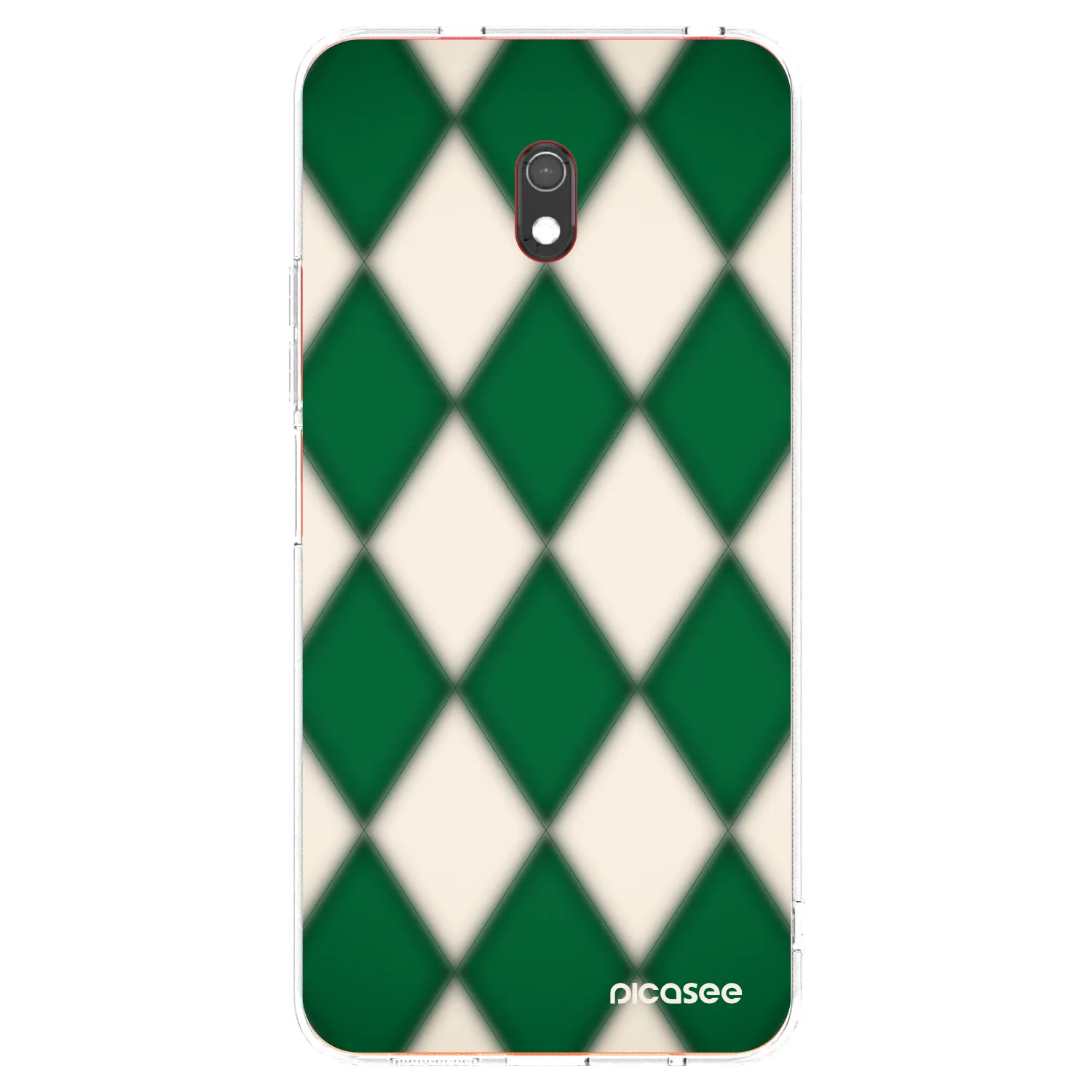 Picasee Xiaomi Redmi 8A Hülle - Transparentes Silikon - Emerald Diamond
