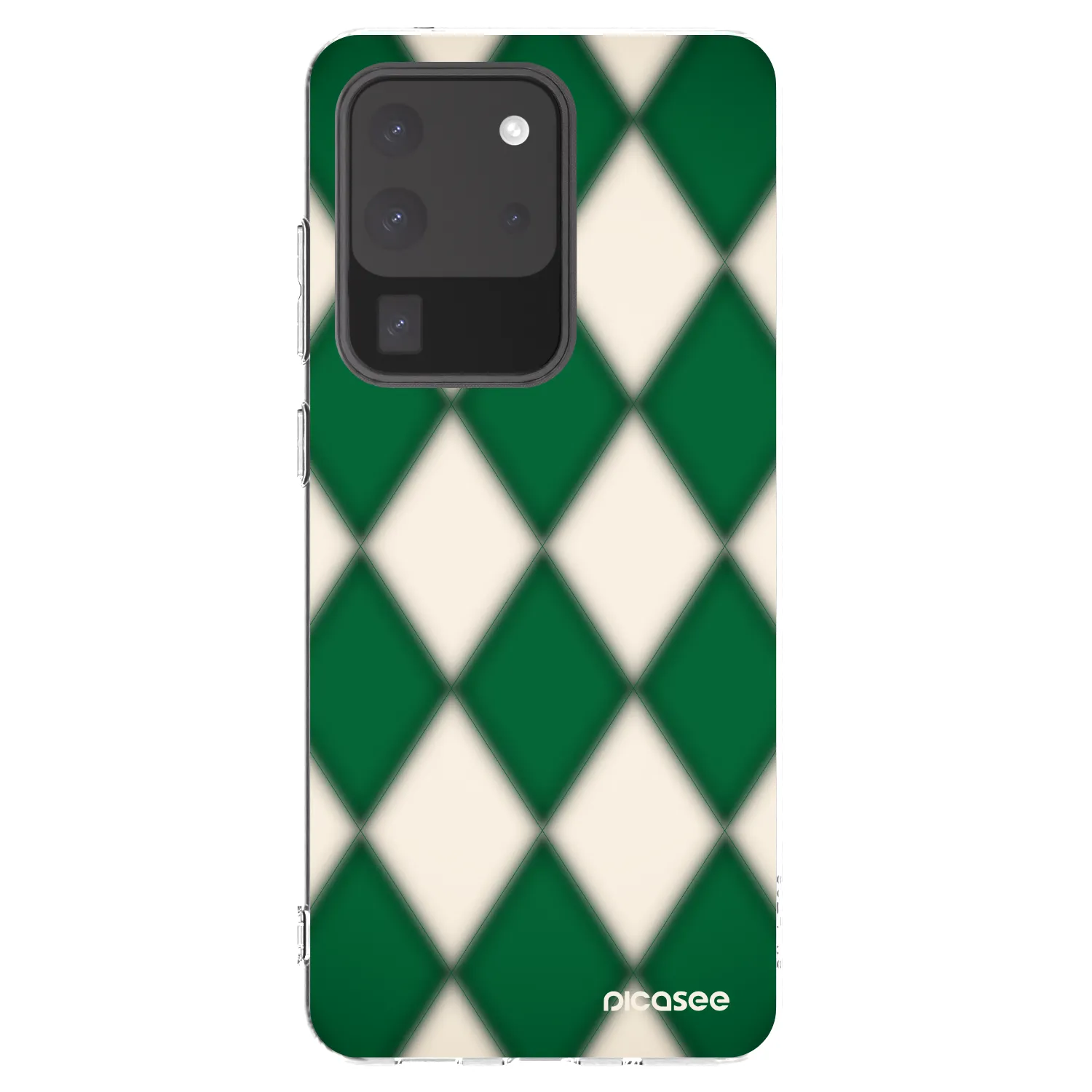 Picasee Samsung Galaxy S20 Ultra 5G G988F Hülle - Transparentes Silikon - Emerald Diamond