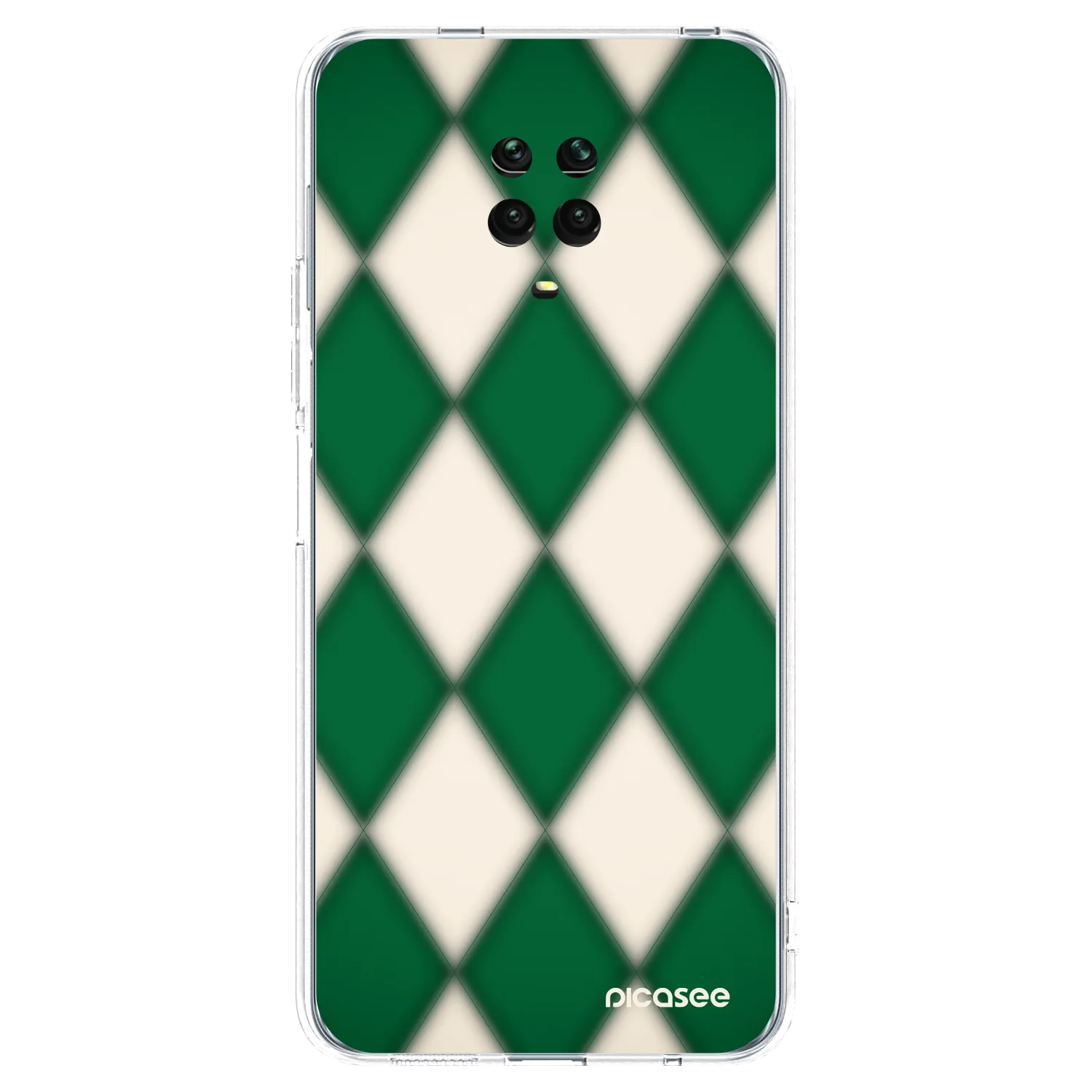 Picasee Xiaomi Redmi Note 9 Pro Hülle - Transparentes Silikon - Emerald Diamond