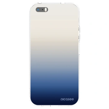Picasee Apple iPhone 5/5S/SE Hülle - Transparentes Silikon - Gravity Fade