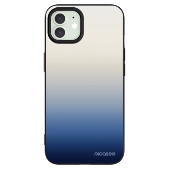 Picasee Apple iPhone 12 Hülle - Schwarzes Silikon - Gravity Fade