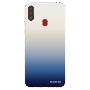 Picasee Samsung Galaxy A20s Hülle - Transparentes Silikon - Gravity Fade