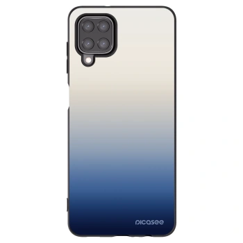 Picasee Samsung Galaxy M12 M127F Hülle - Schwarzes Silikon - Gravity Fade