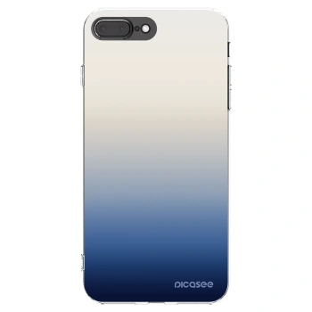 Picasee Apple iPhone 7 Plus Hülle - Transparentes Silikon - Gravity Fade