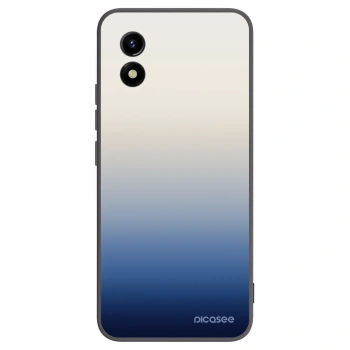 Picasee Vivo Y01 Hülle - Schwarzes Silikon - Gravity Fade