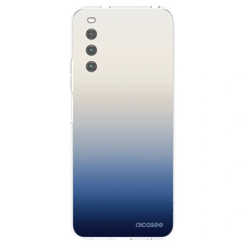 Picasee Sony Xperia 10 IV 5G Hülle - Transparentes Silikon - Gravity Fade