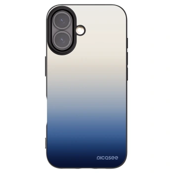 Picasee Apple iPhone 16 Hülle - Schwarzes Silikon - Gravity Fade