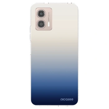 Picasee Motorola Moto G53 5G Hülle - Transparentes Silikon - Gravity Fade