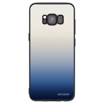 Picasee Samsung Galaxy S8 G950F Hülle - Schwarzes Silikon - Gravity Fade
