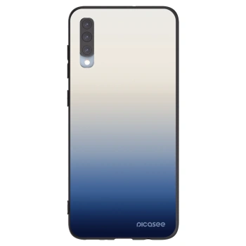 Picasee Samsung Galaxy A70 A705F Hülle - Schwarzes Silikon - Gravity Fade
