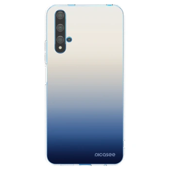 Picasee Huawei Nova 5T Hülle - Transparentes Silikon - Gravity Fade