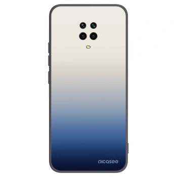 Picasee Xiaomi Redmi Note 9S Hülle - Schwarzes Silikon - Gravity Fade