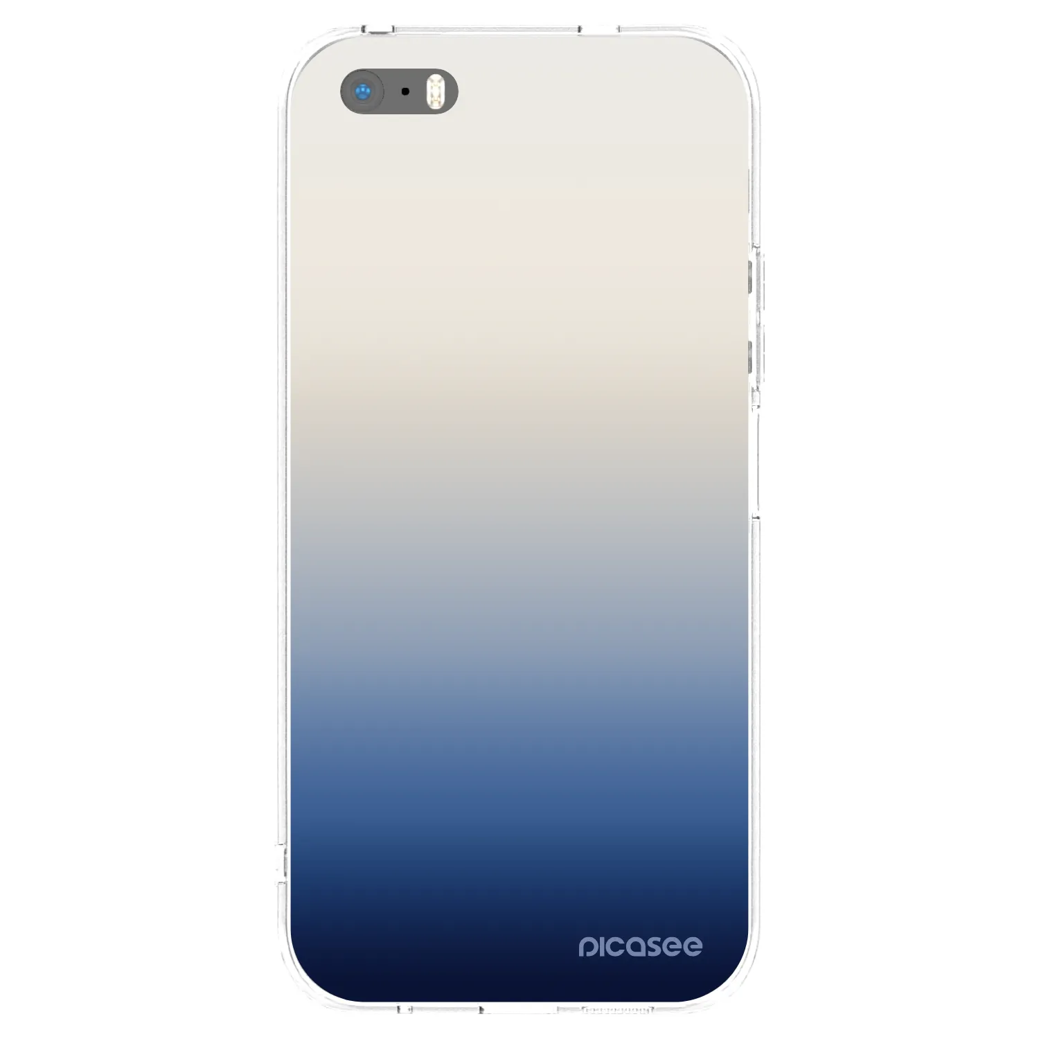 Picasee Apple iPhone 5/5S/SE Hülle - Transparentes Silikon - Gravity Fade