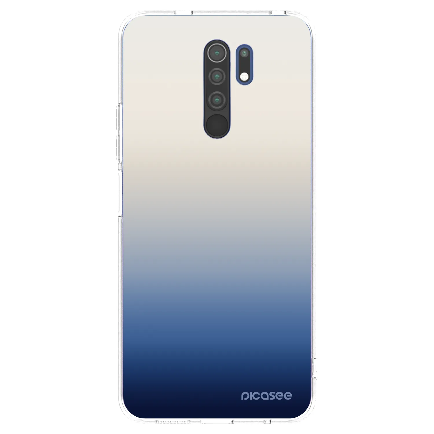 Picasee Xiaomi Redmi 9 Hülle - Transparentes Silikon - Gravity Fade