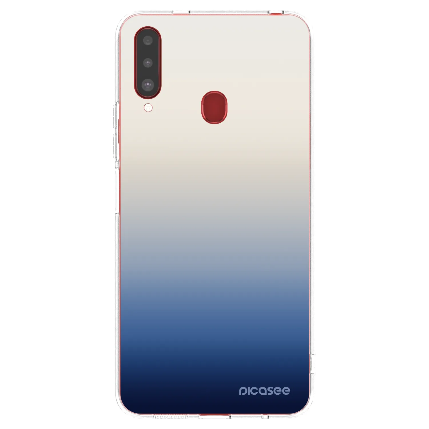 Picasee Samsung Galaxy A20s Hülle - Transparentes Silikon - Gravity Fade