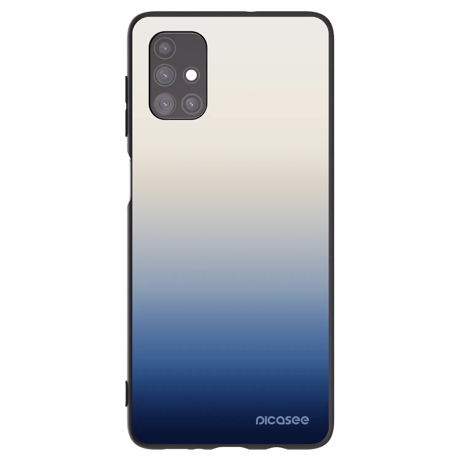 Picasee Samsung Galaxy M51 M515F Hülle - Schwarzes Silikon - Gravity Fade