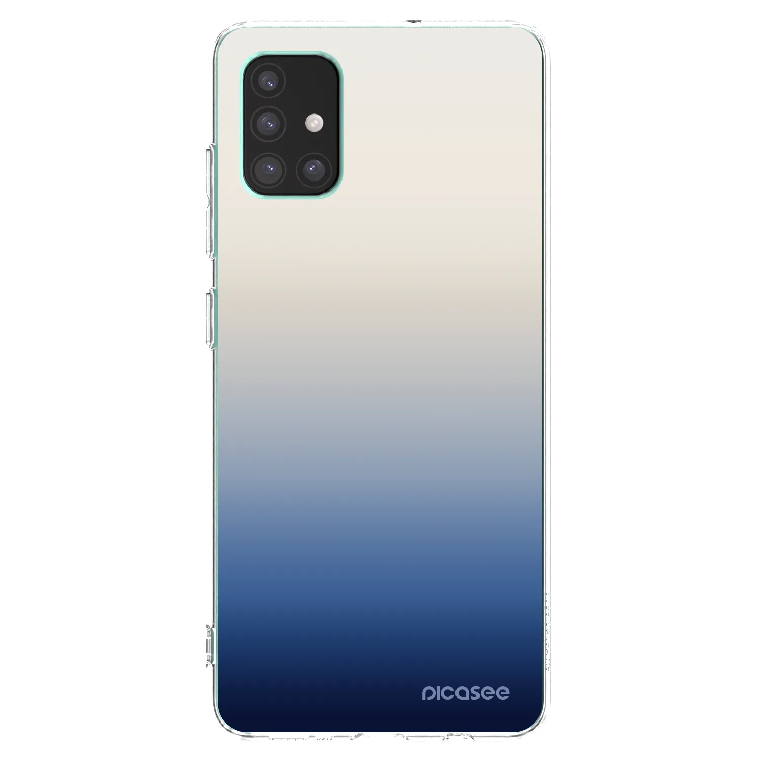 Picasee Samsung Galaxy M51 M515F Hülle - Transparentes Silikon - Gravity Fade