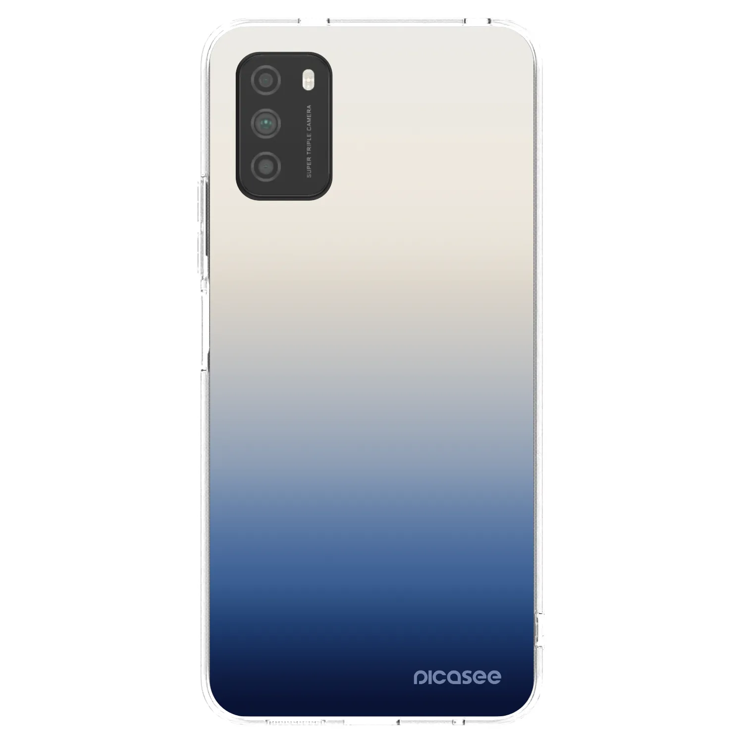 Picasee Xiaomi Poco M3 Hülle - Transparentes Silikon - Gravity Fade